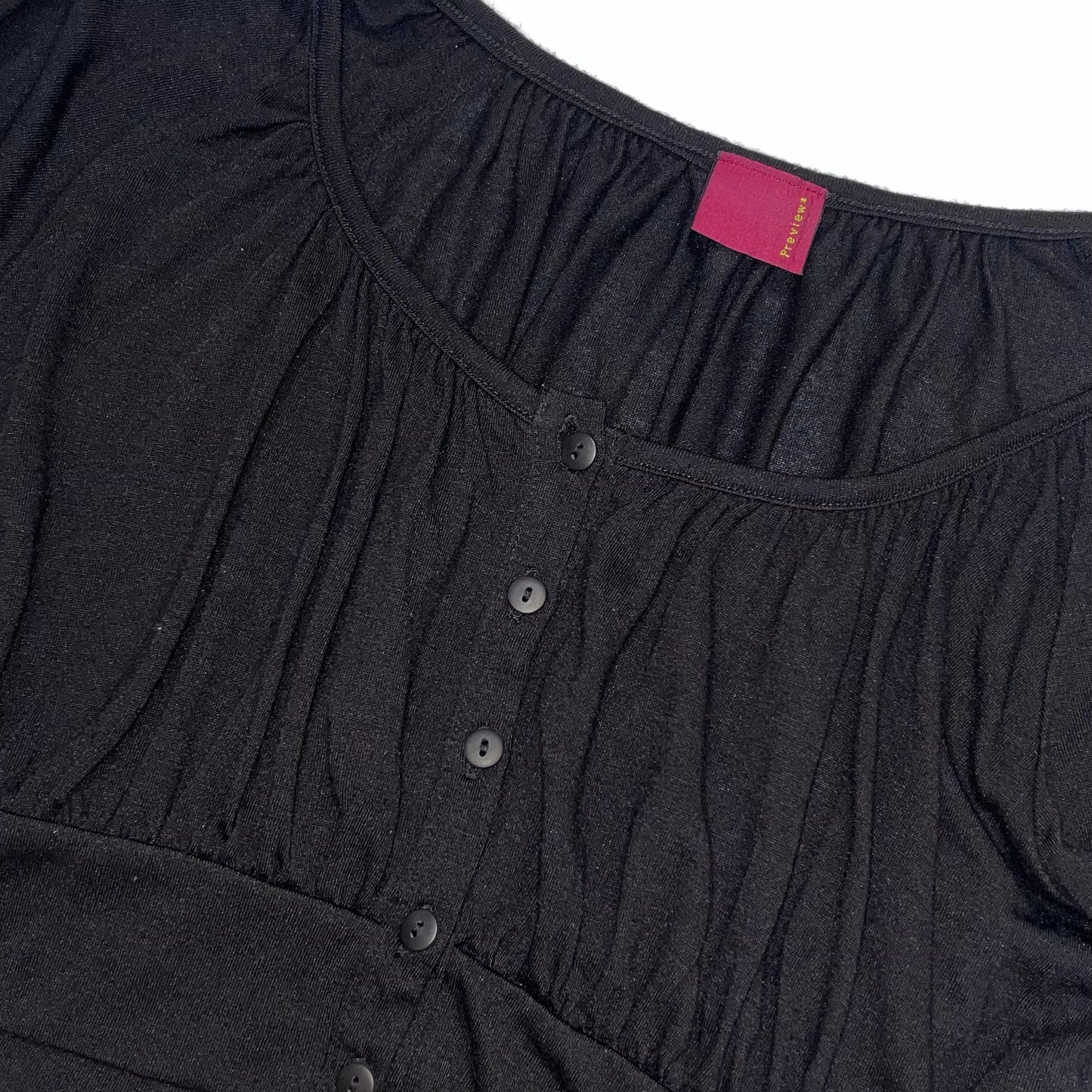 Black cropped top