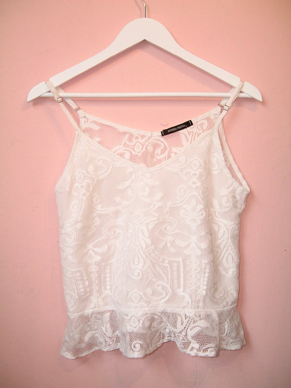 White Lace tank top