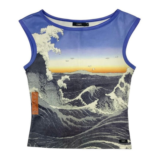 Chaps Wave sunrise sleeveless top