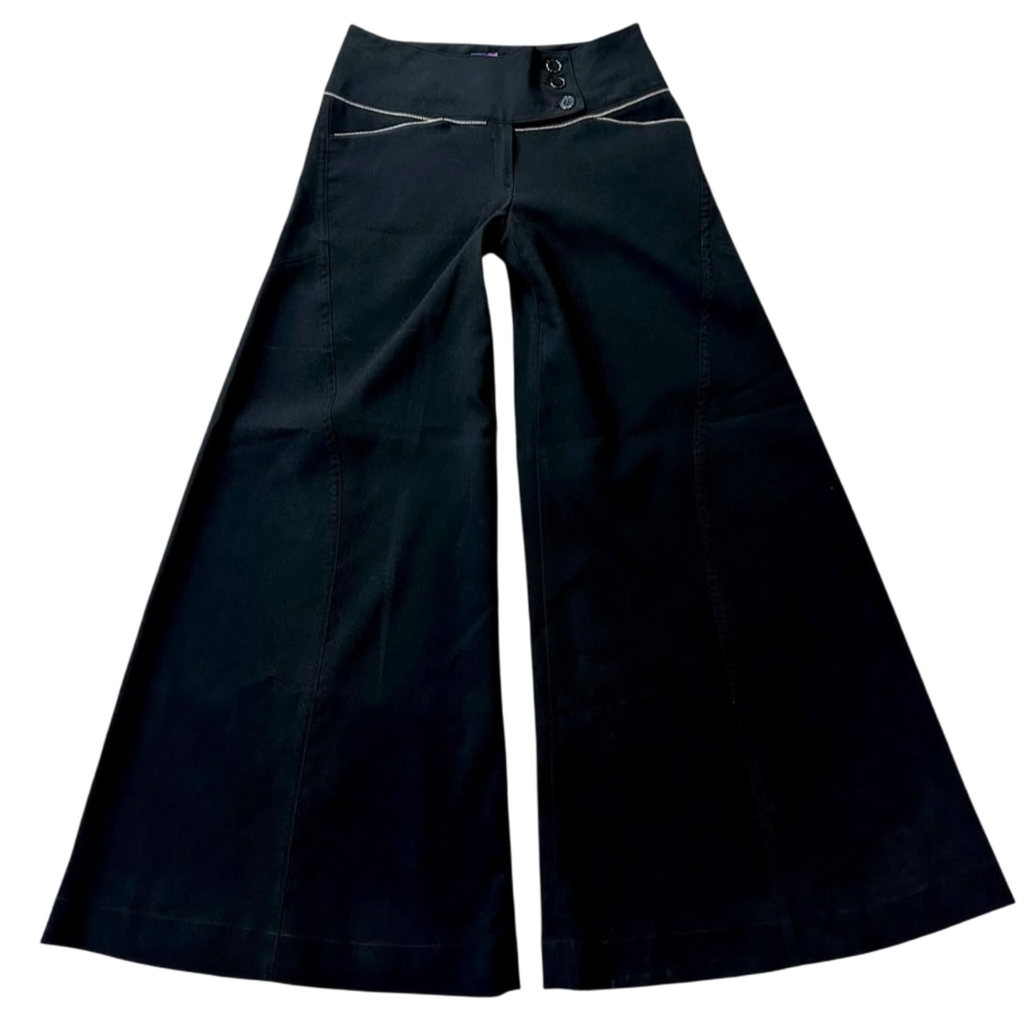 Black wide legs pants