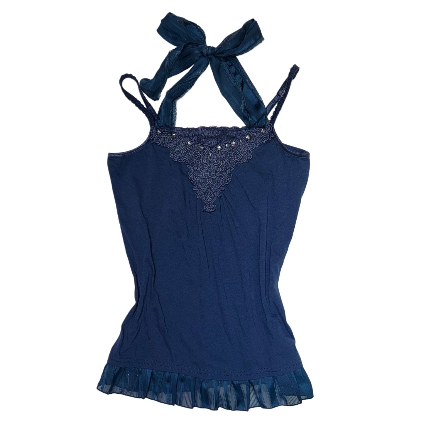 Axes Navy lace tank