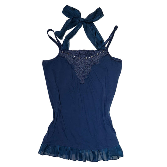 Axes Navy lace tank