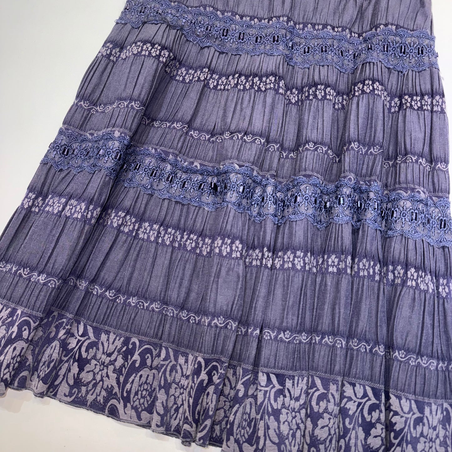 Purple lace skirt