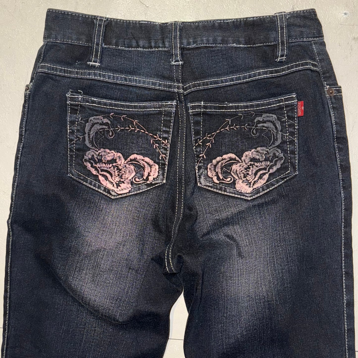 Embroidered flares