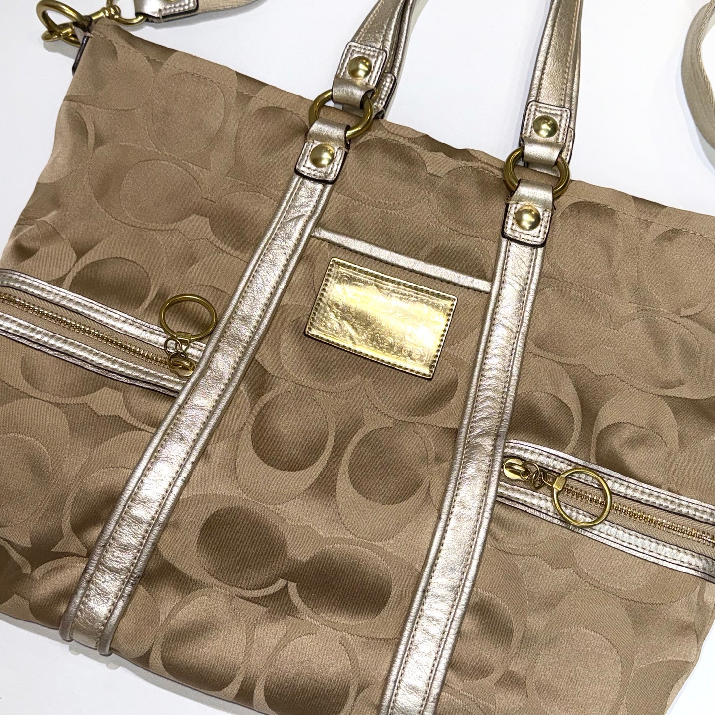 Coach 2way poppy bag