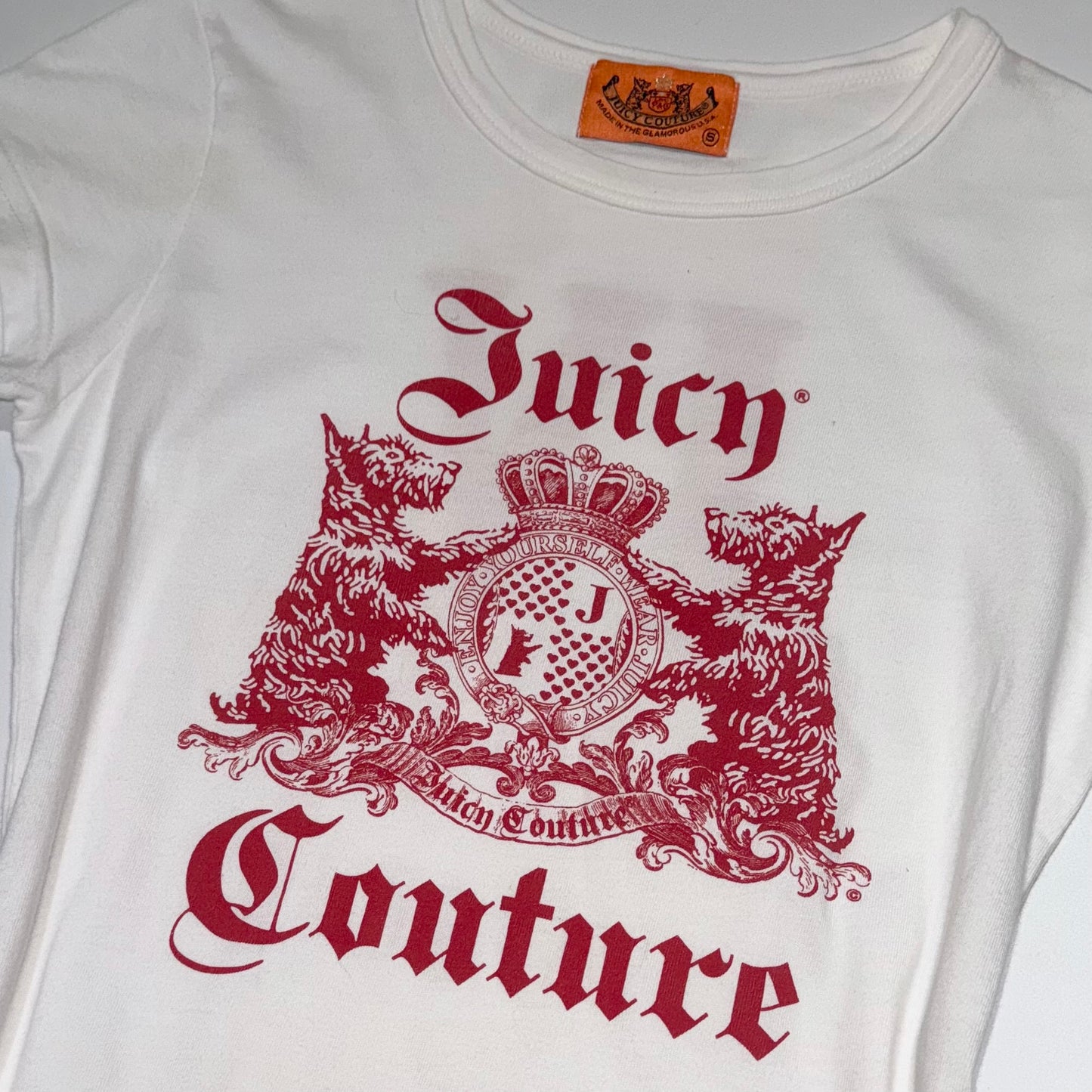 Juicy Couture iconic white top