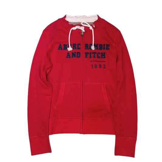 Abercrombie Fitch red zip up jacket