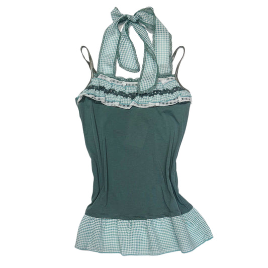 Axes green checkered cami
