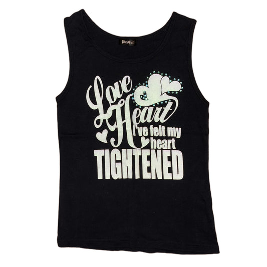 Love heart black top