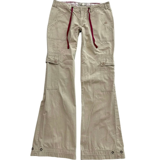 beige low waist pants