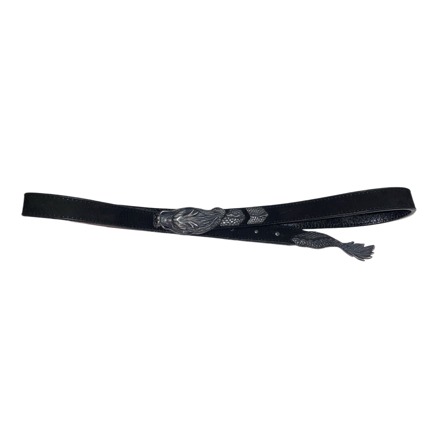 Vivienne Tam Dragon leather belt