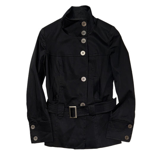 Black button up coat