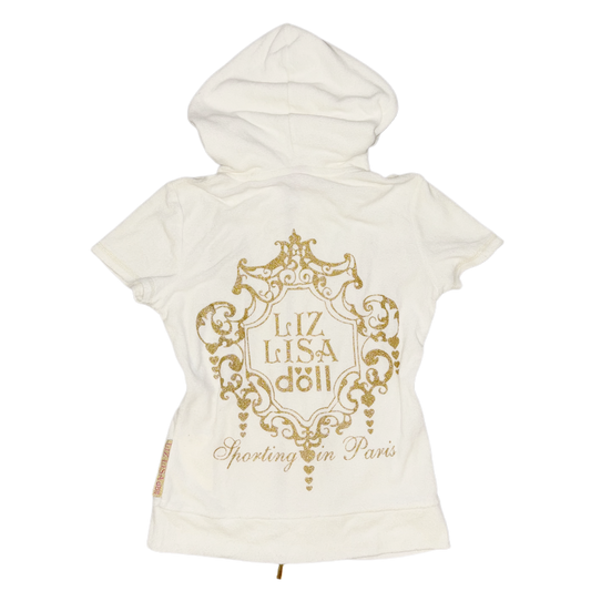 Liz Lisa embroidered double zip hoodie