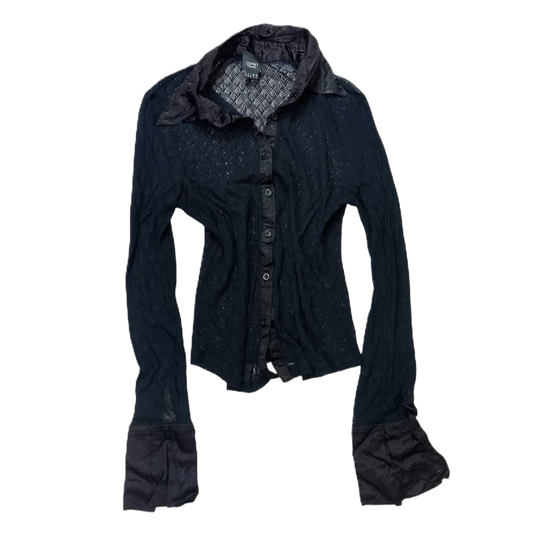 Esprit black lace shirt