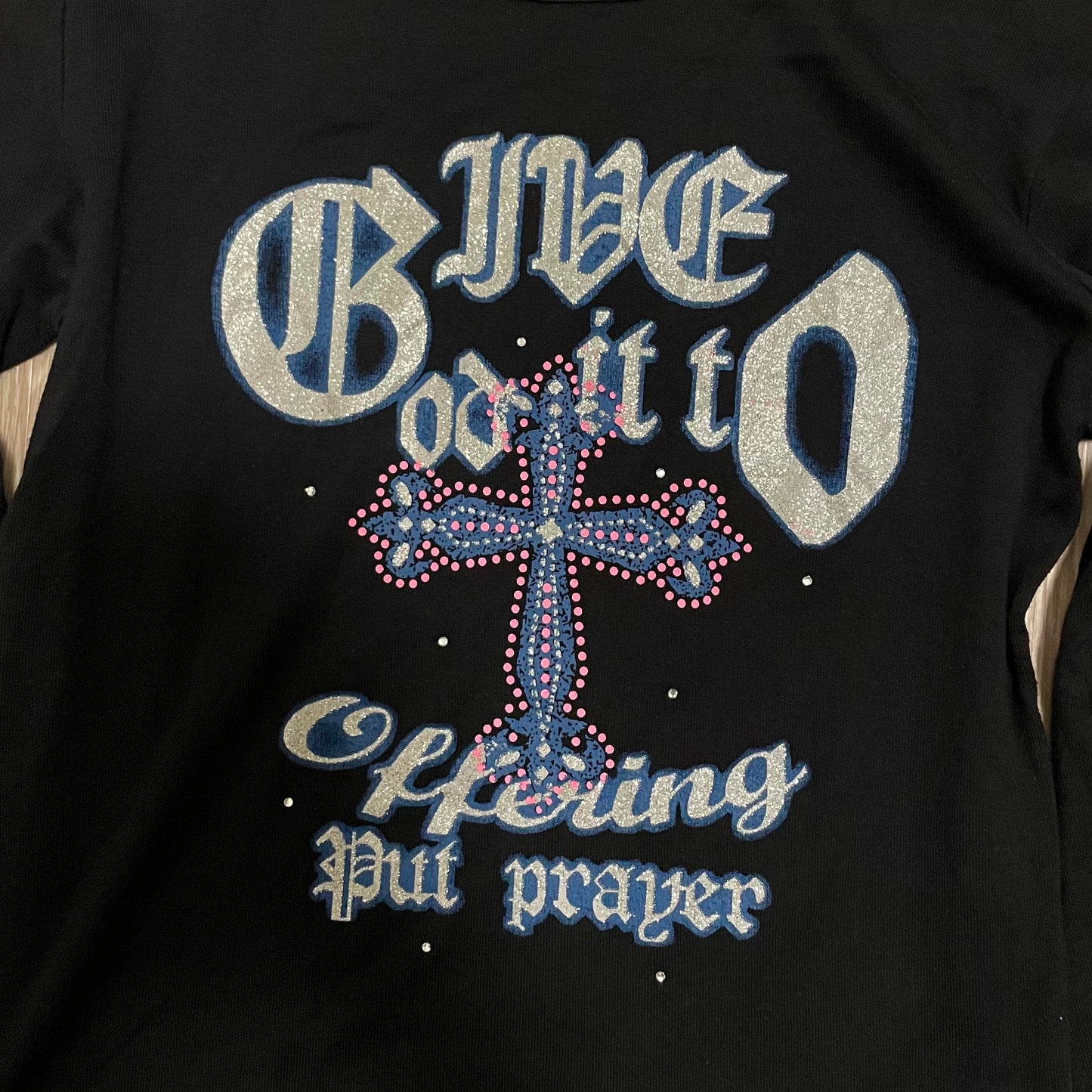 Prayer black long sleeve