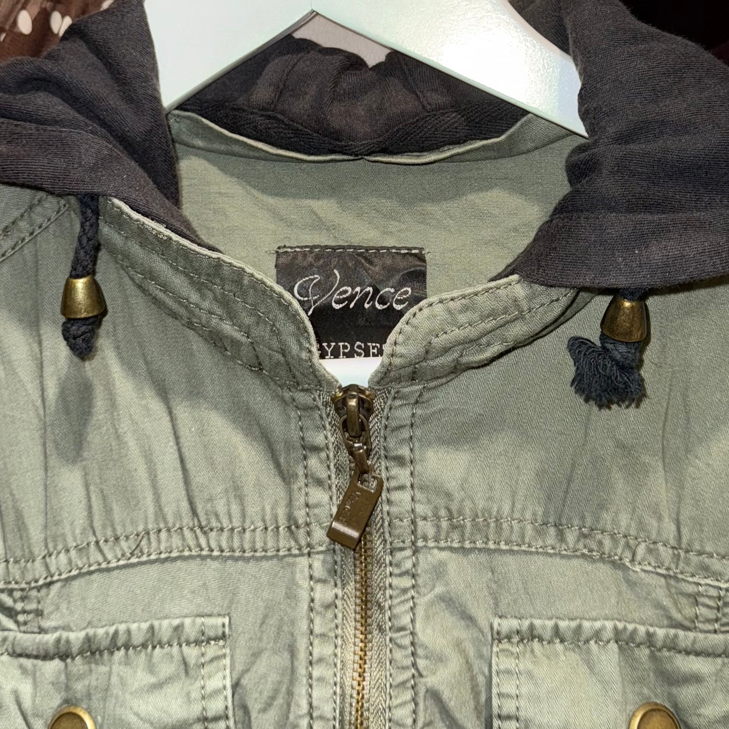 Vence green cargo jacket