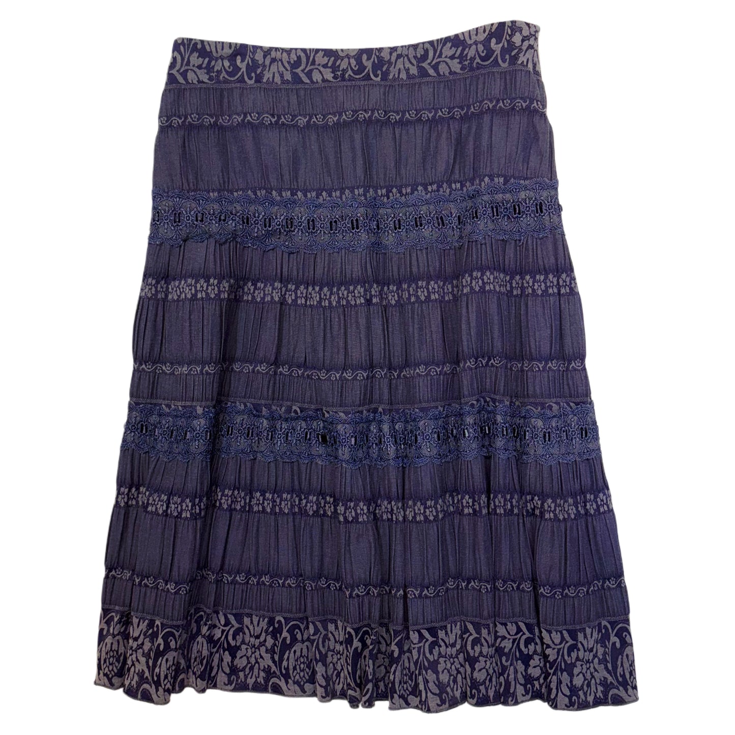 Purple lace skirt