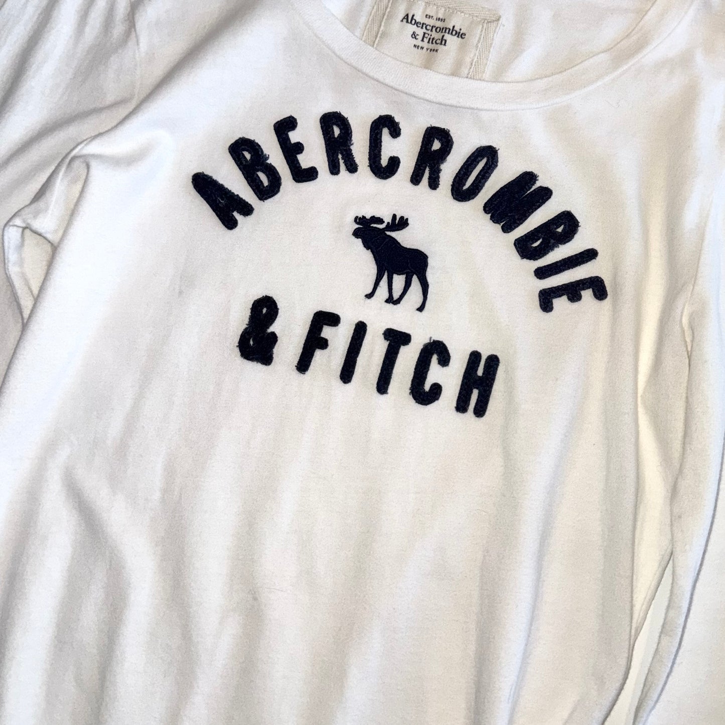 Abercrombie & Fitch white long sleeve