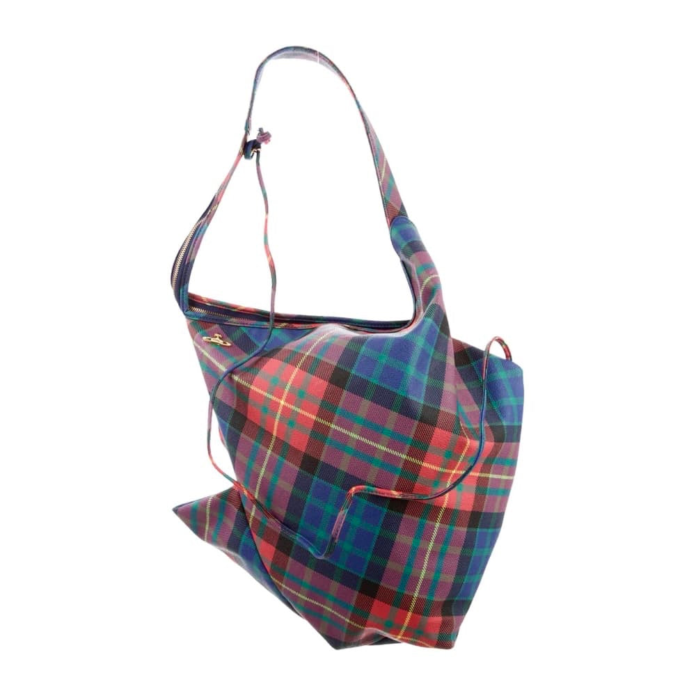 Vivienne Westwood plaid zip bag