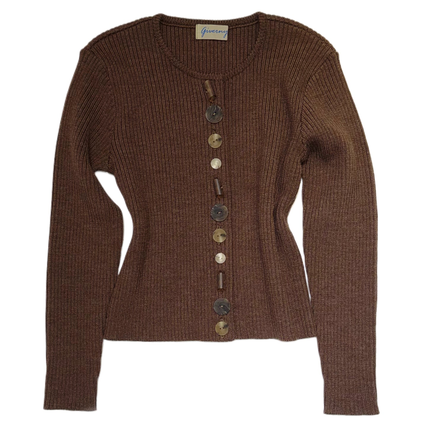 Brown buttons cardigan