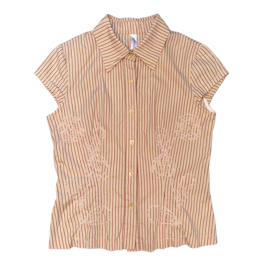Stripes embroidered shirt