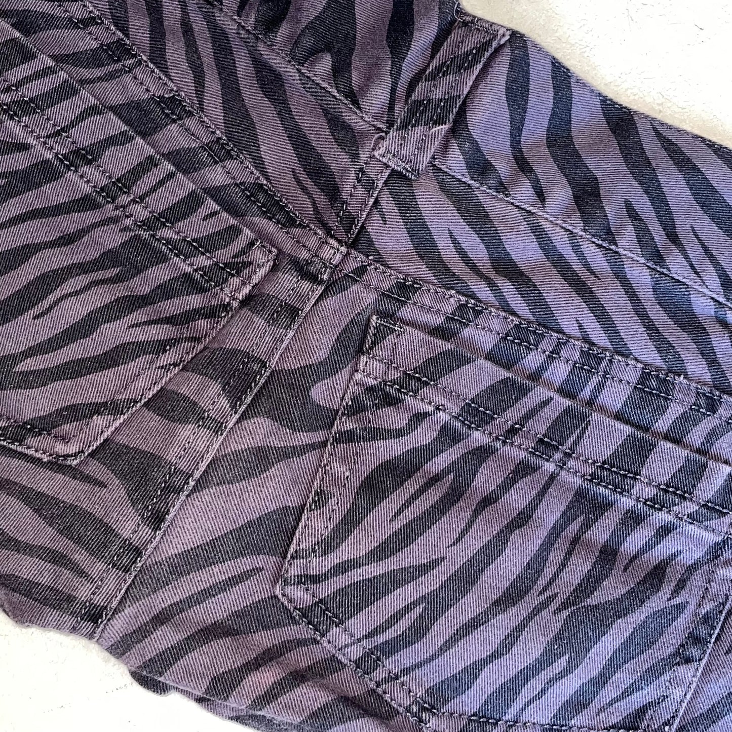 Zebra print shorts