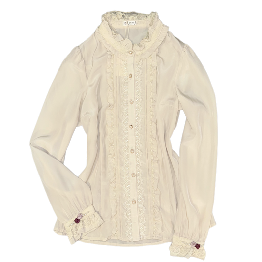 Axes beige shirt rose sleeves