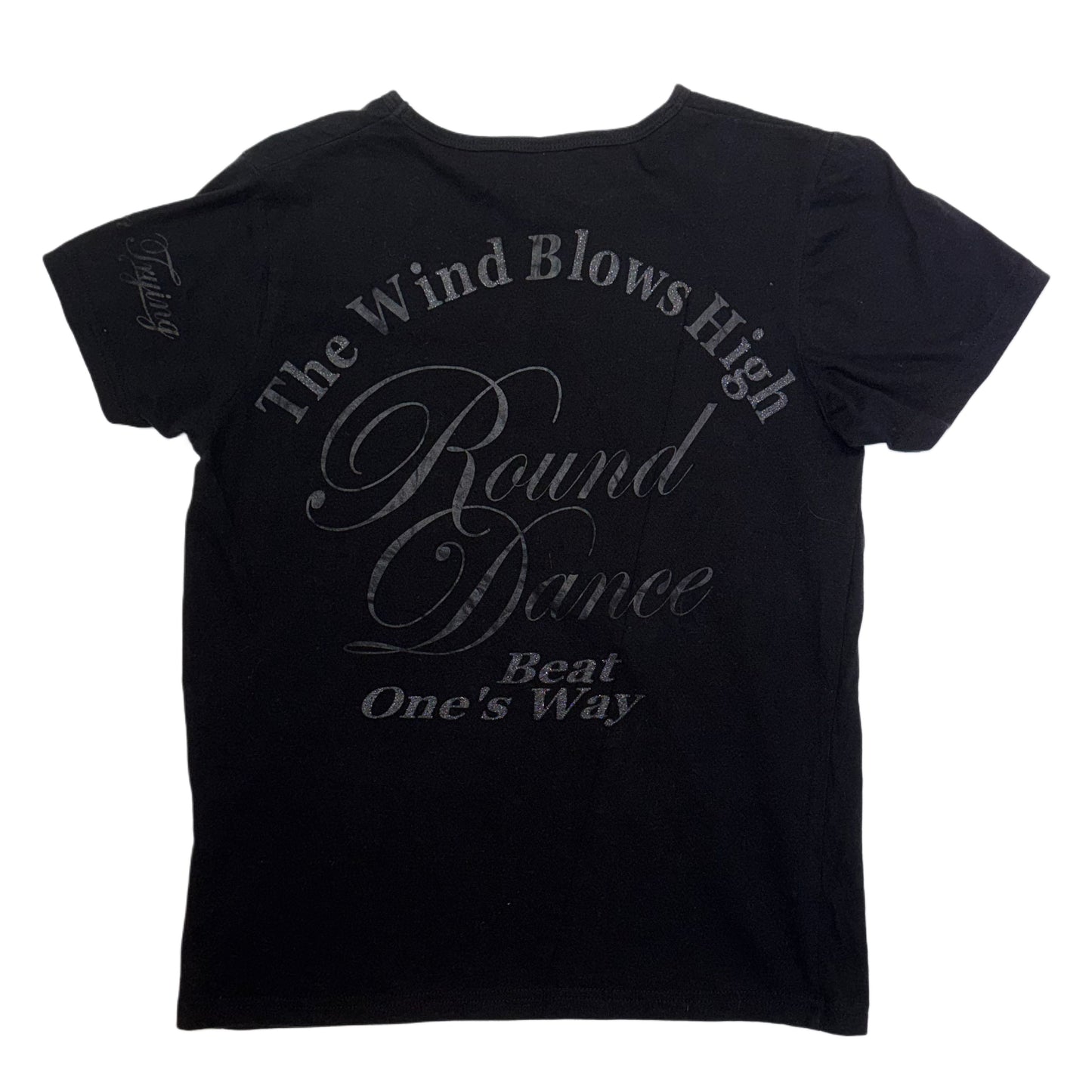 Black graphic tee