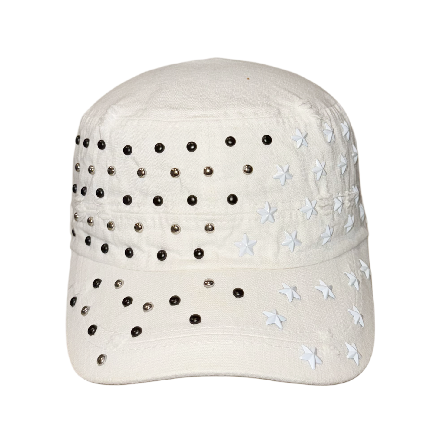 White rivets star hat