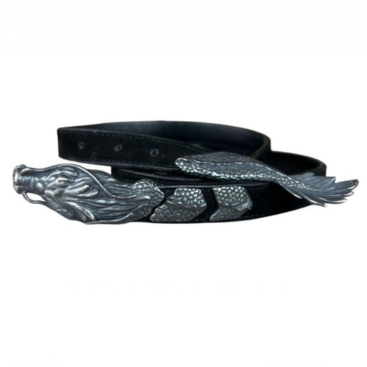 Vivienne Tam Dragon leather belt