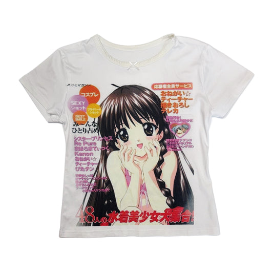 Anime graphic print top