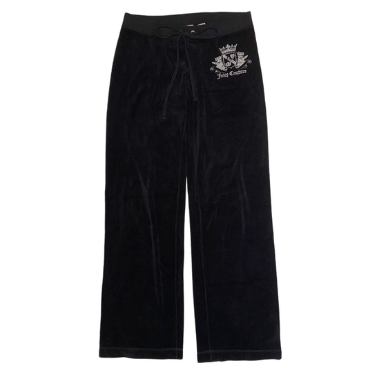 Juicy Couture black velvet pants