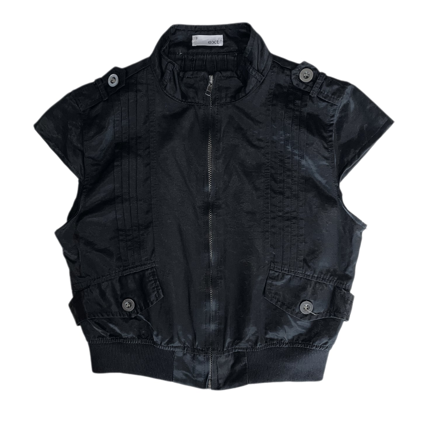 Black zipper top