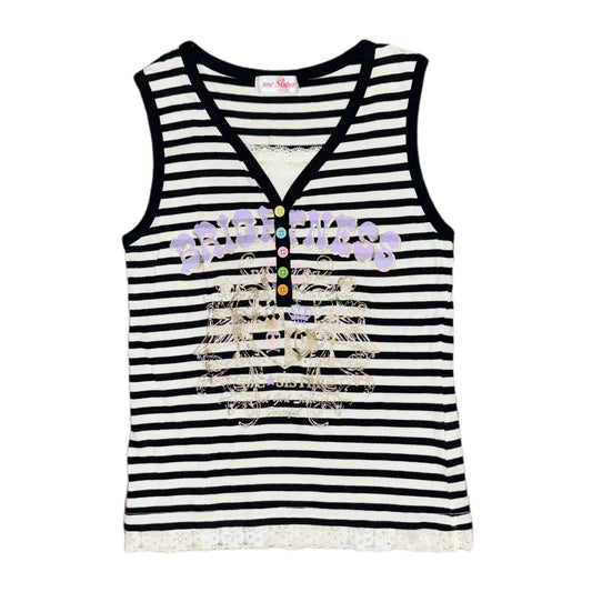 Mc Sister layered lace stripped top