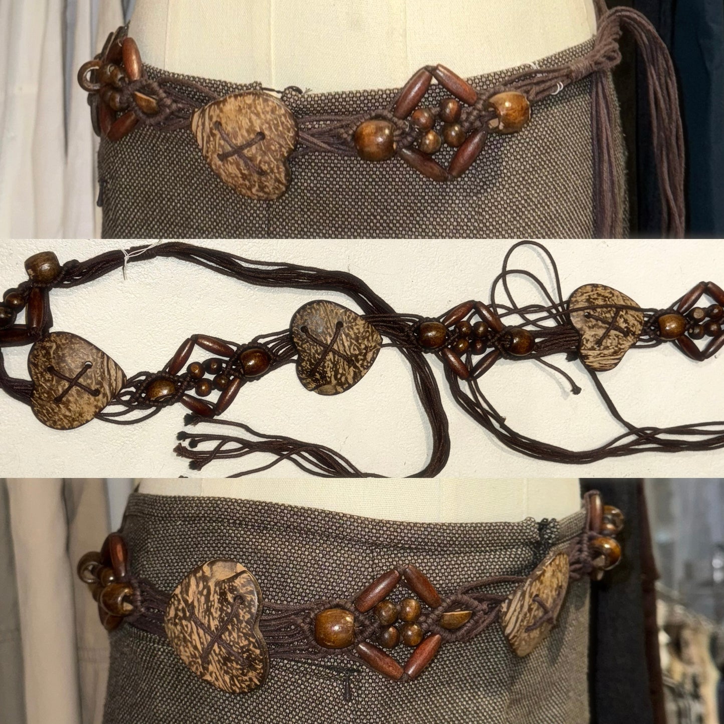 Vintage knot belt