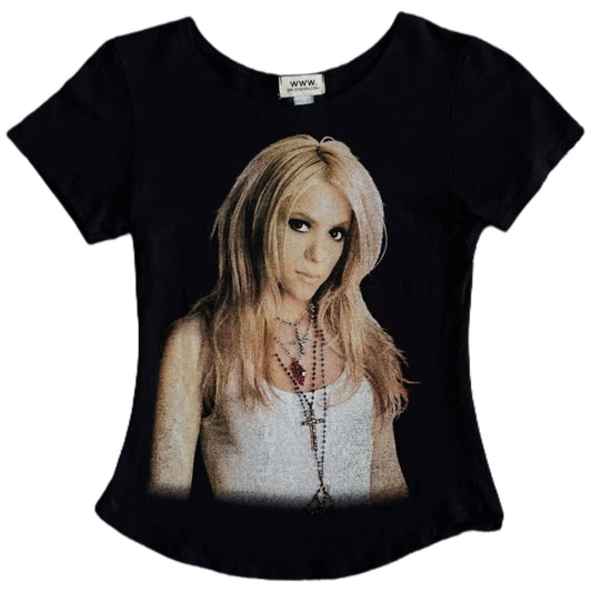 Britney spears embroidered top