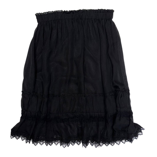 Axes black lace skirt