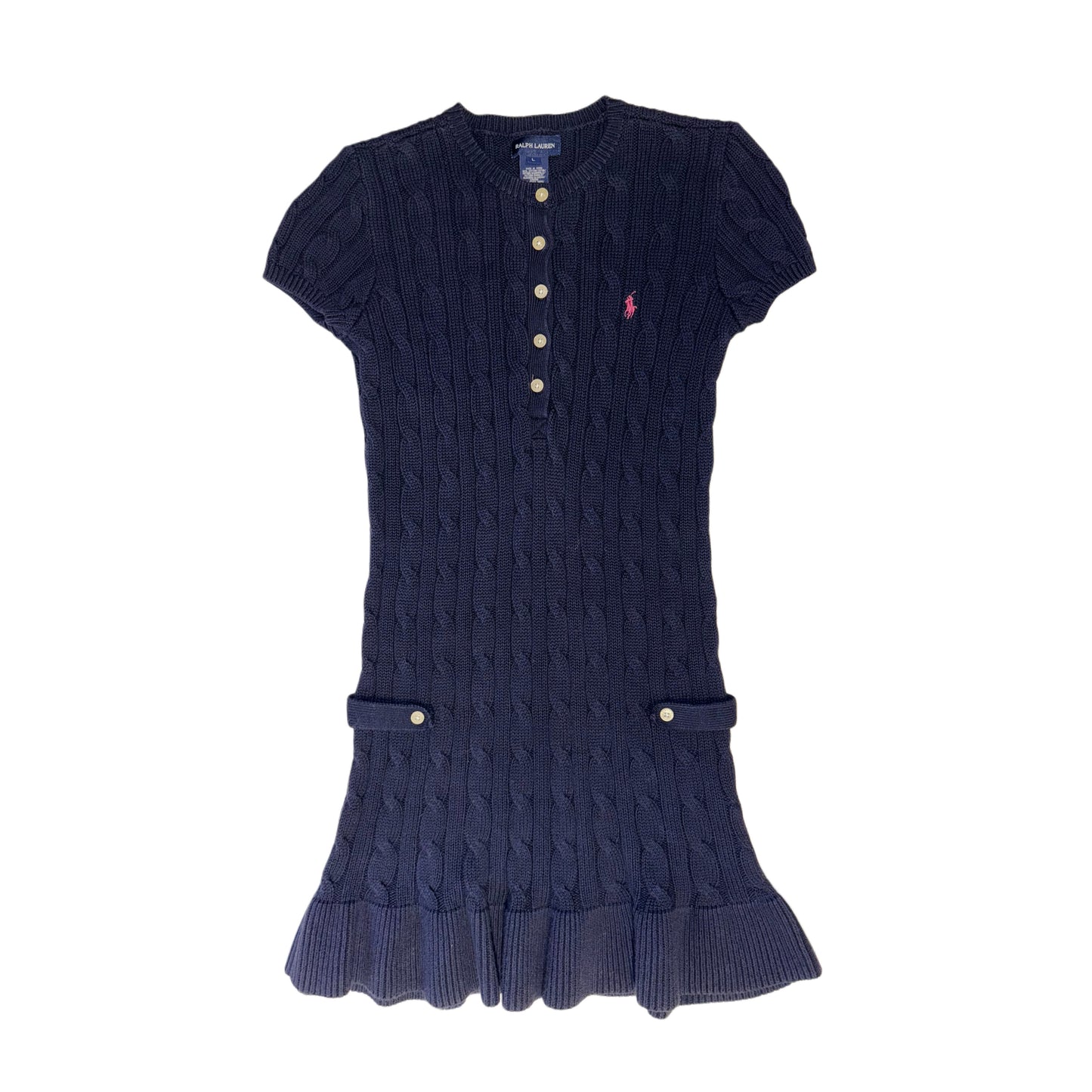 Ralph Lauren navy knit dress