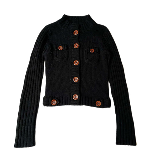 Anna Nicola paris black knit jacket