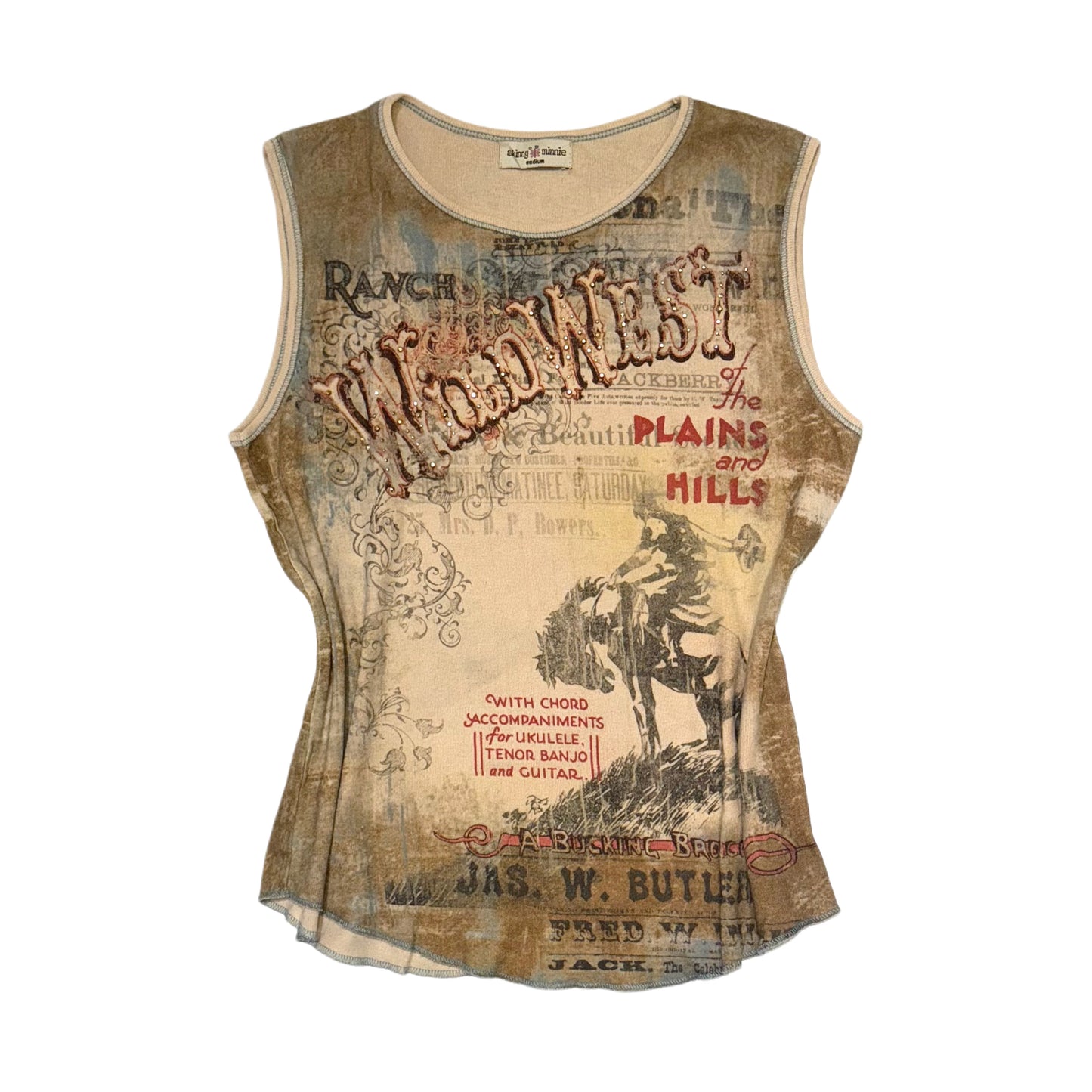 Skinny minnie brown top