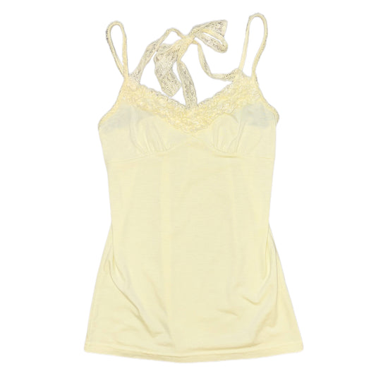 Cream lace tank