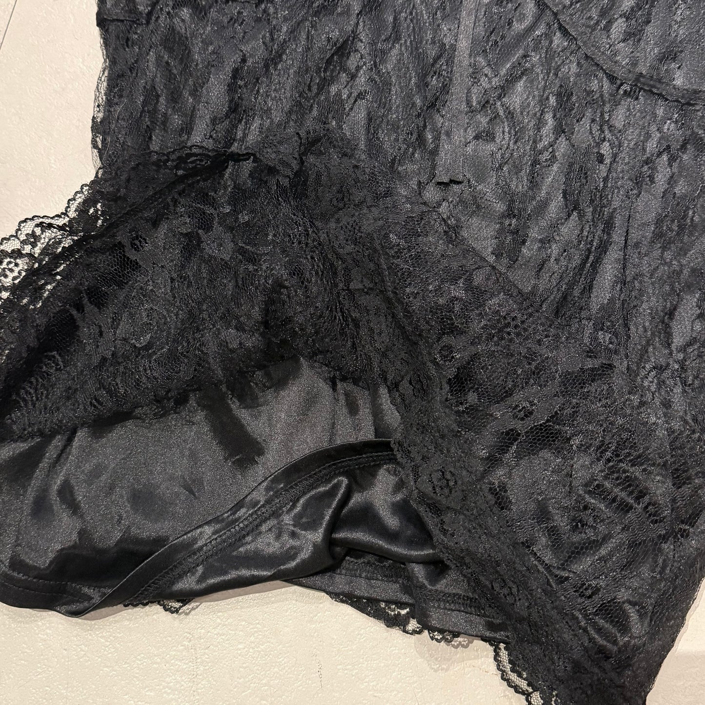 Black lace cami