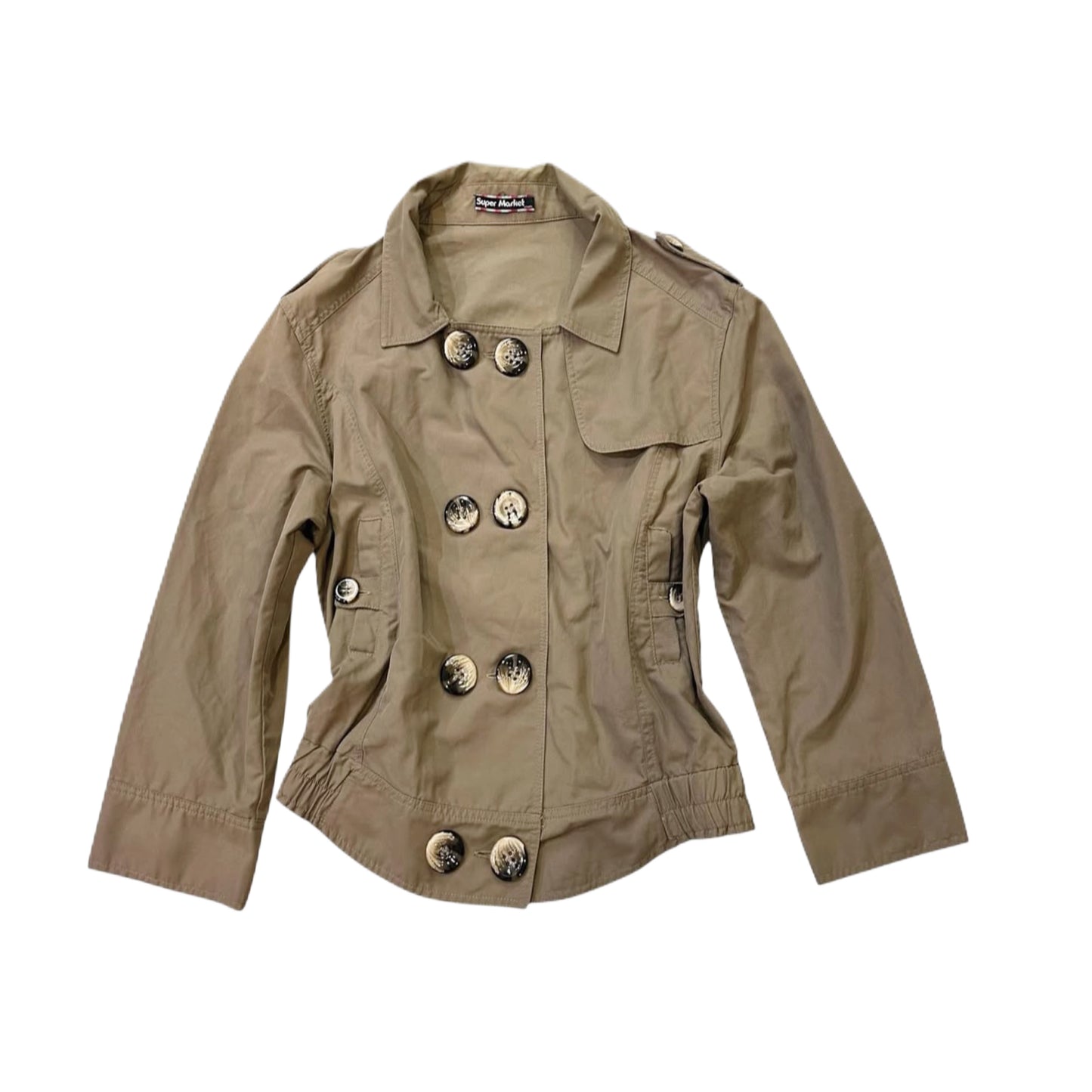 Super Marlict brown button up jacket