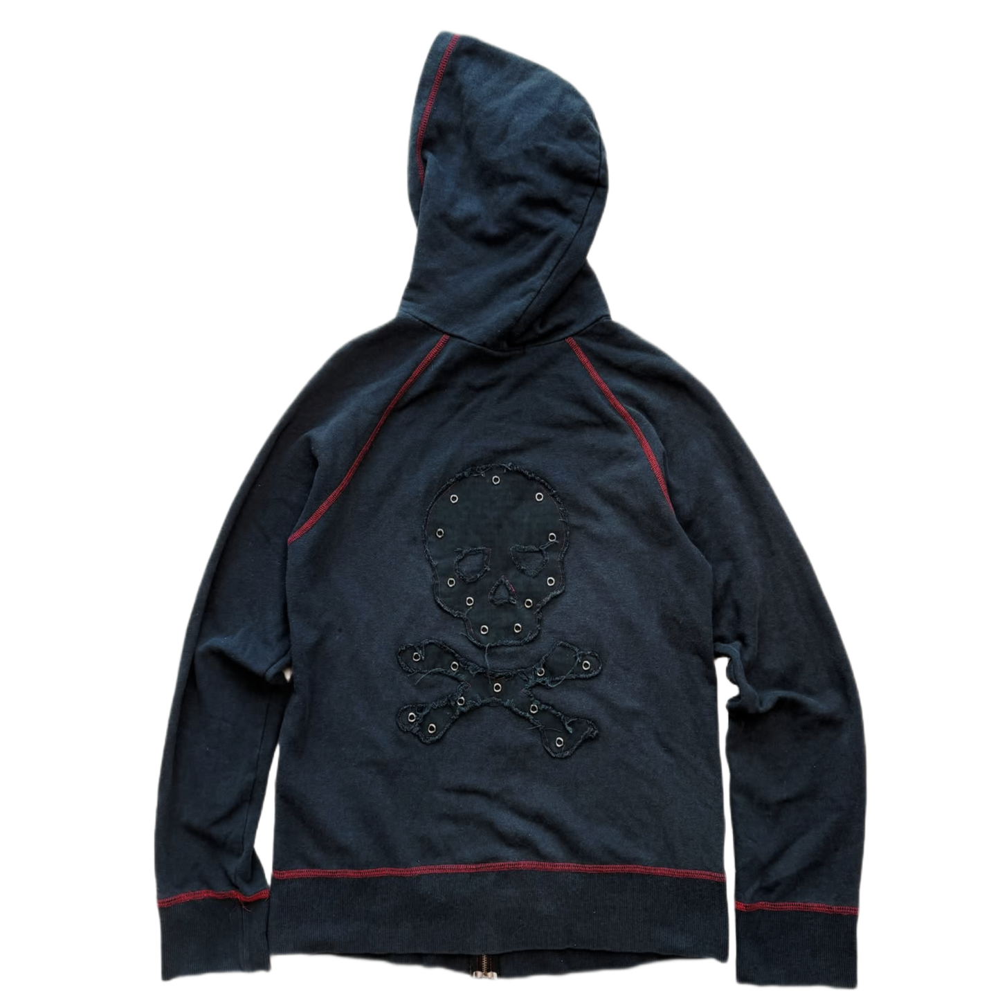 Peace Now zipup skull hoodie
