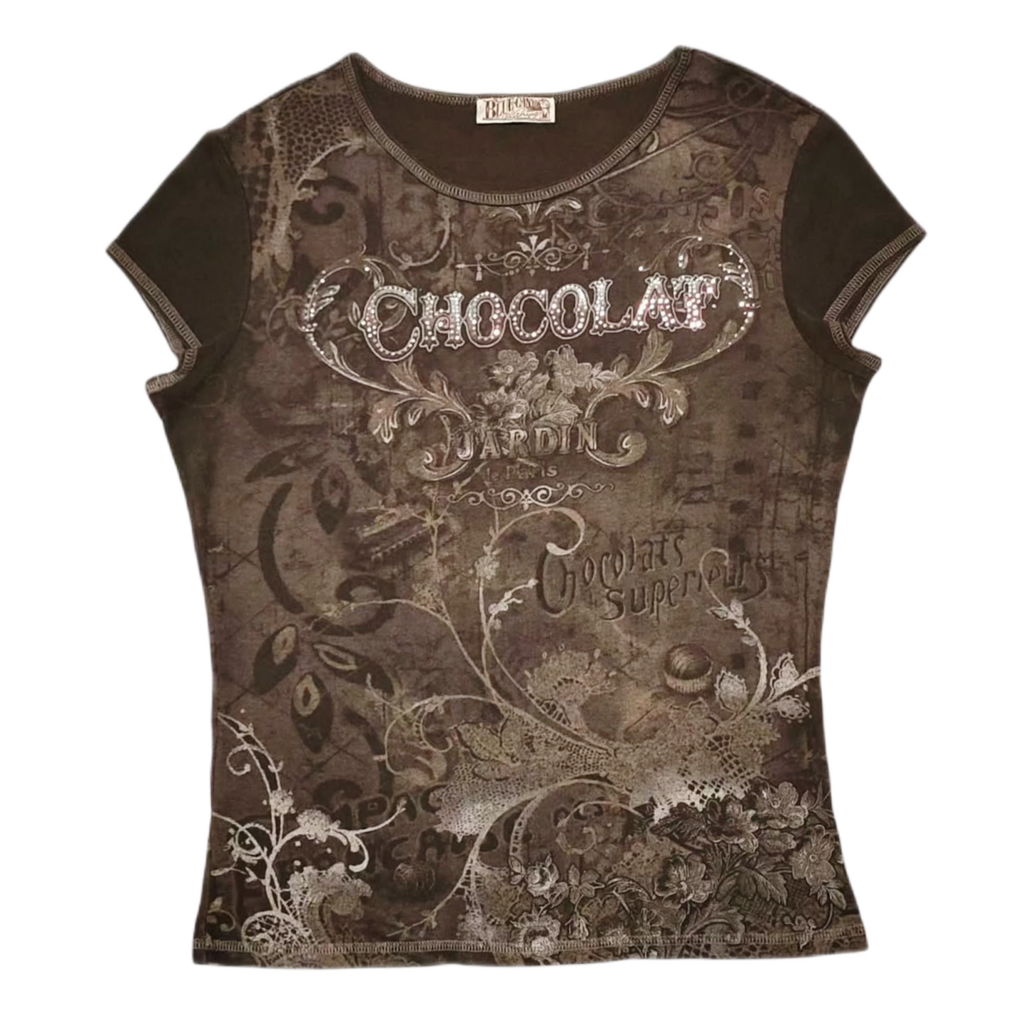 Chocolat Jardin brown top