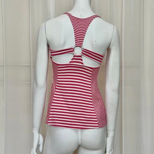 Red striped tank