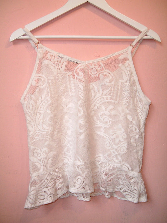 White Lace tank top