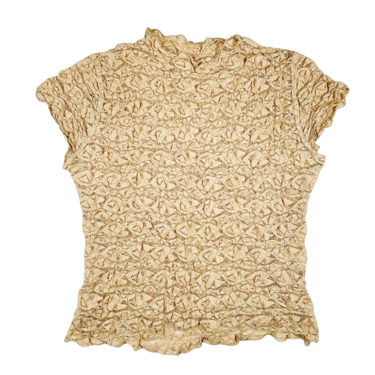 Beige lace top