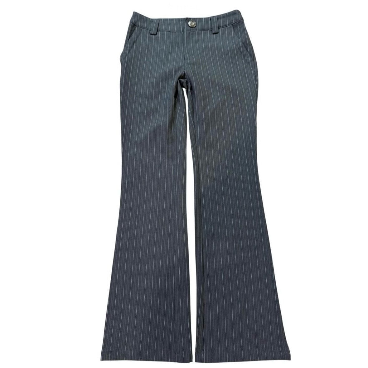 Grey striped pants