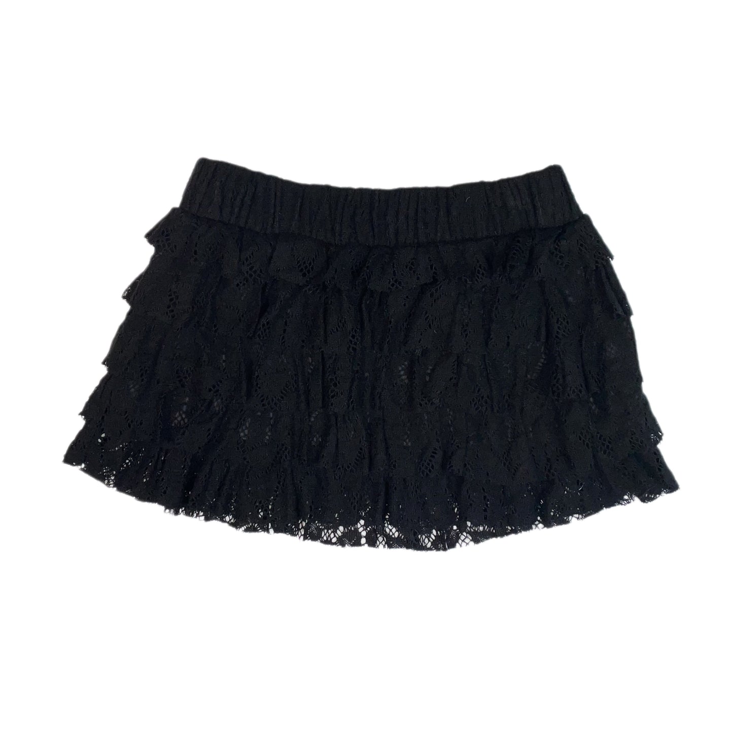 Tralala Black lace mini skirt